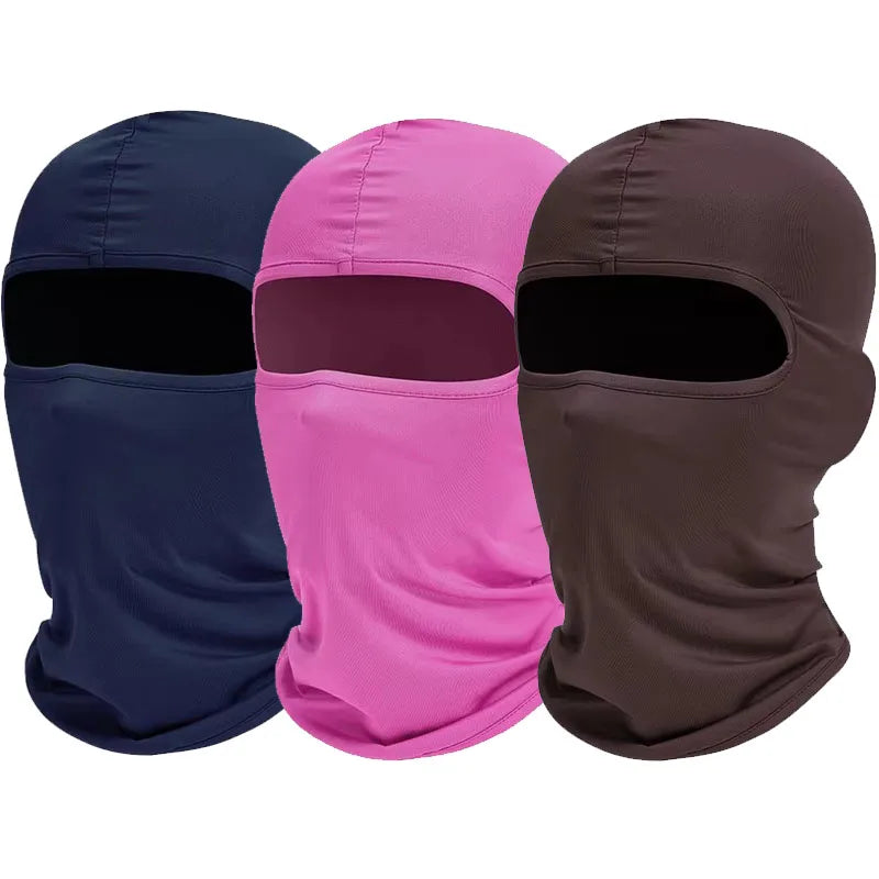 1/3pcs Ski Mask for Men Full Face Mask Balaclava Black Ski Masks Covering Neck Gaiter