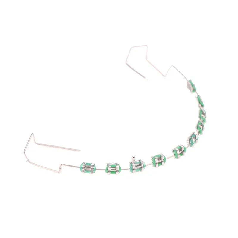 1 Pair Fashion Temporary Tooth Decorations, Orthodontic Wire Ligature Ties Dental Beauty Accessories