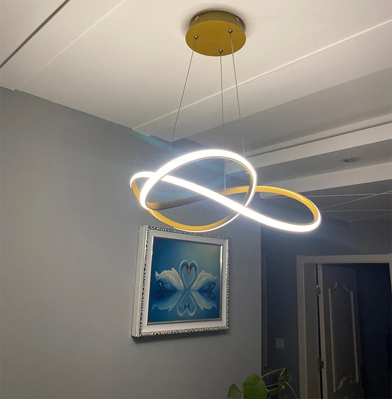 Modern Dining Room Pendant Lights Nordic LED Dining Table Ceiling Chandelier Living Room Home Indoor Bar Counter Hanging Lamp