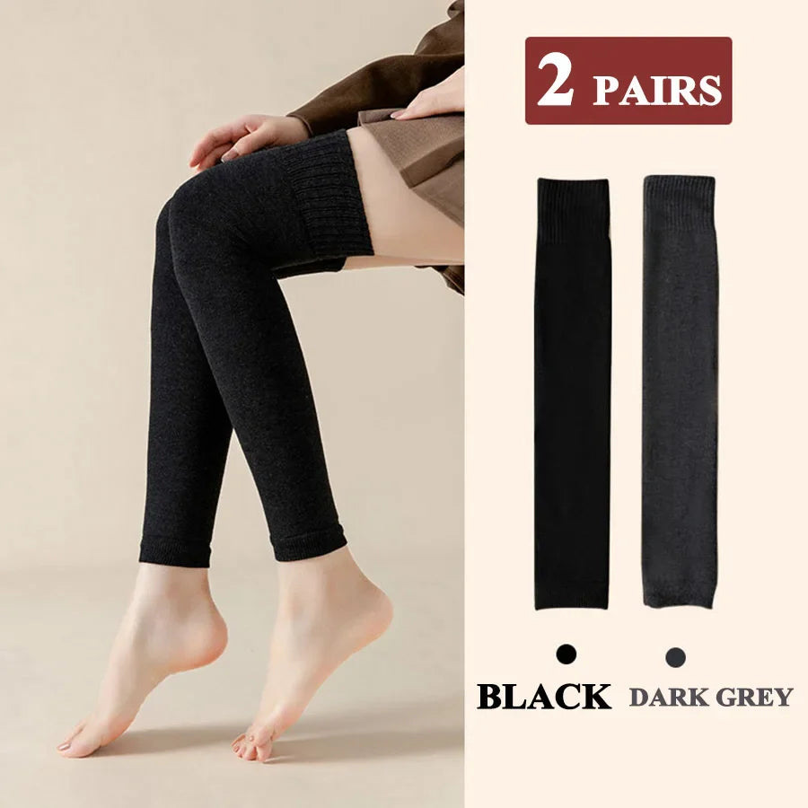 Thick Stockings Women Socks Warm Winter Over Knee High Hold Up Sexy Slim Ladies Girls Halloween Gift 7 Colors 1 Pairs Hot Sale
