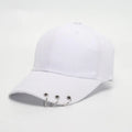 Hip Hop Women's Baseball Cap With Ring Circle Snapback Hats For Men Women Unisex Dad Hat Adjustable Kpop Korean Style Gorra
