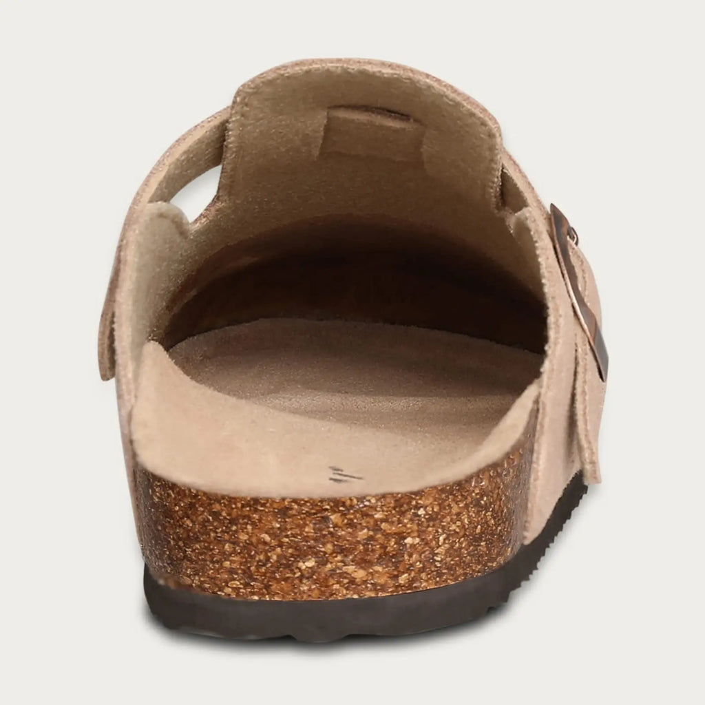 KIDMI Suede Clogs for Women Men Mules Cork Footbed Sandals With Arch Support Fashion Nonslip Outdoor Beach Slippers Home Shoes