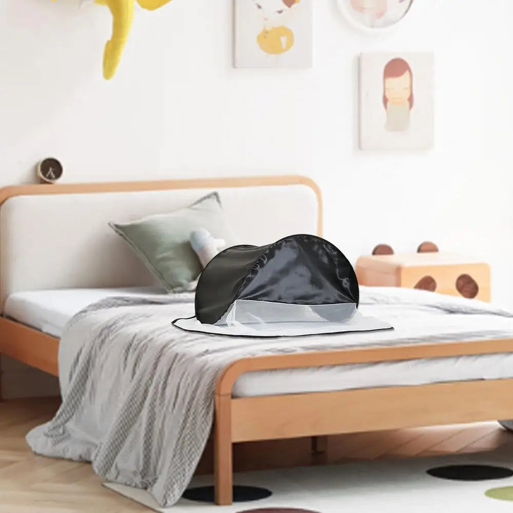 BlackoutBed Tent Indoor Sleeping Tents Foldable Breathable Lightweight Promotes Better Sleep For Daytime Traveling And Personal
