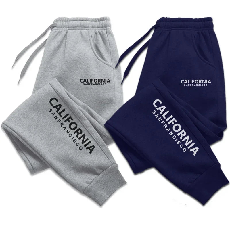 Jogging Sports Pants for Men Daily Sweatpants Hot Sales Casual Versatile 2025 New Fashion the Four Seasons Men's Clothing