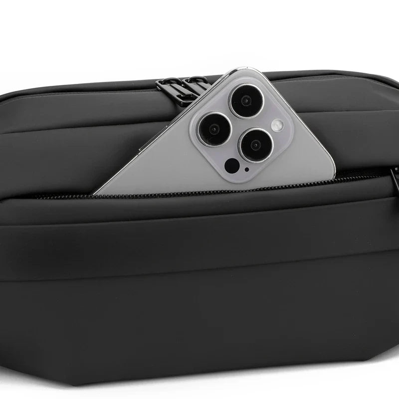 Quality Nylon Chest Pack Fashion Business Men Waist Bag 2024 New Male Fanny Pack Phone Bag Leisure Travel Shoulder Crossbody Bag