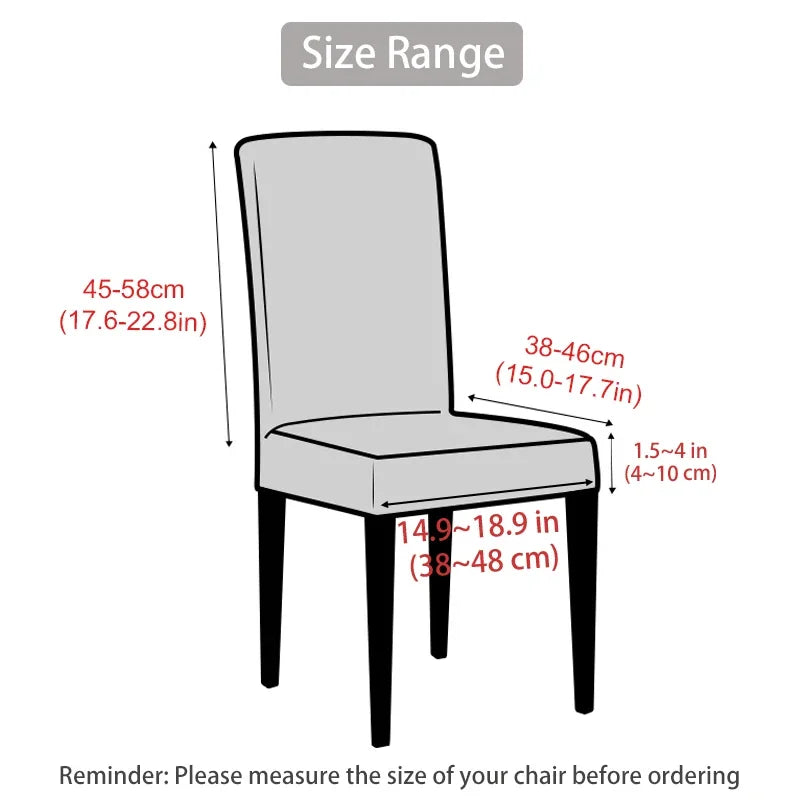 Skirt Dining Chair Cover Jacquard Elastic Soft Seat Cover Anti-dirty Stool Slipcover Suitable for Kit Pet Room Living Home Decor