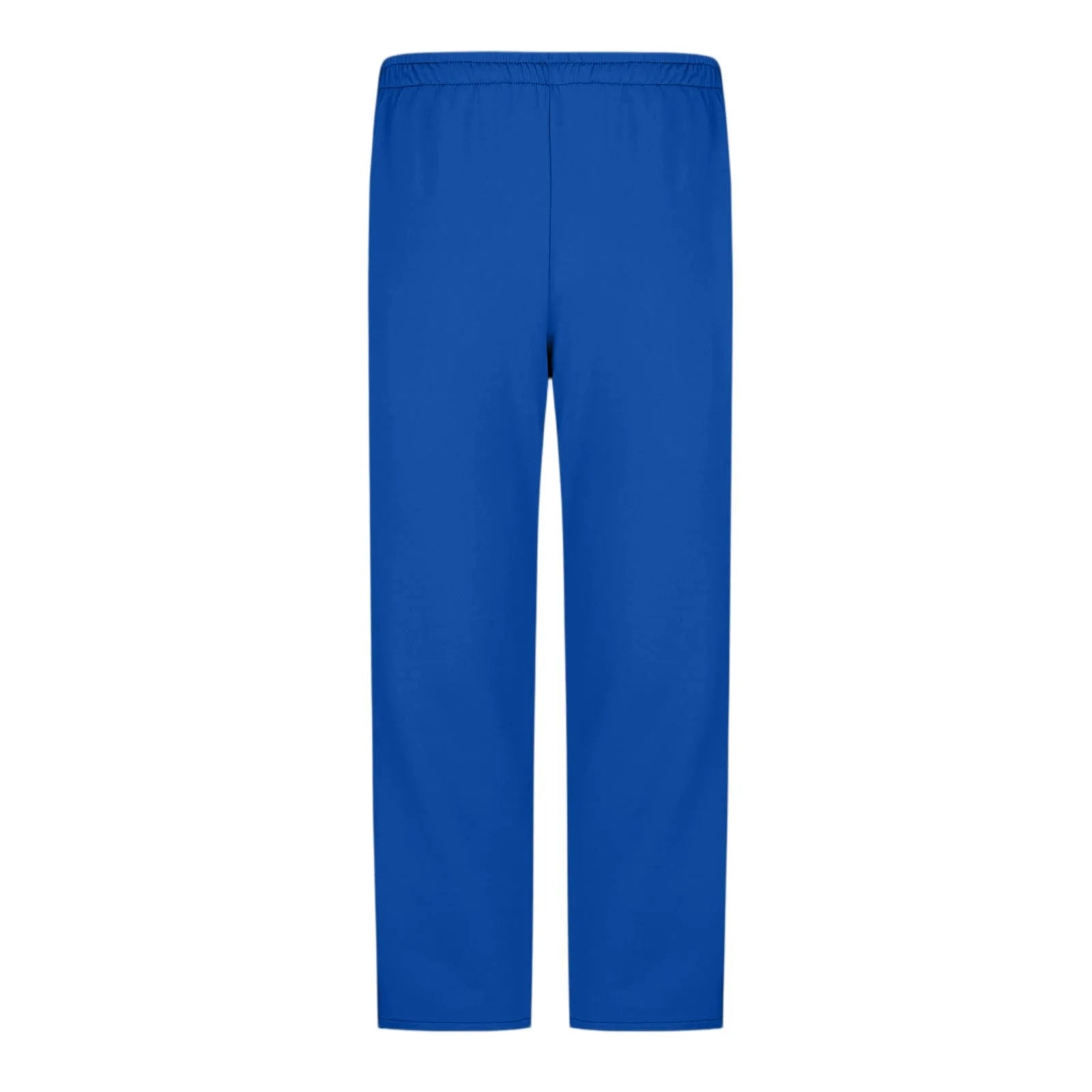Men Sweatpants Elastic Waistband Pockets Splicing Color Mid-Rise Long Trousers Wide Leg Side Zipper Tear Away Basketball Pants