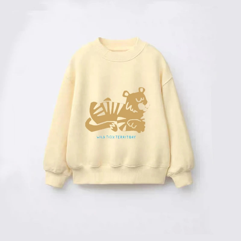 Child Cartoon Sweatshirt New Fashion Casual Wear New Kids Long-sleeved Tops Printed Hoodies Boys Fashion Spring Autumn Clothes