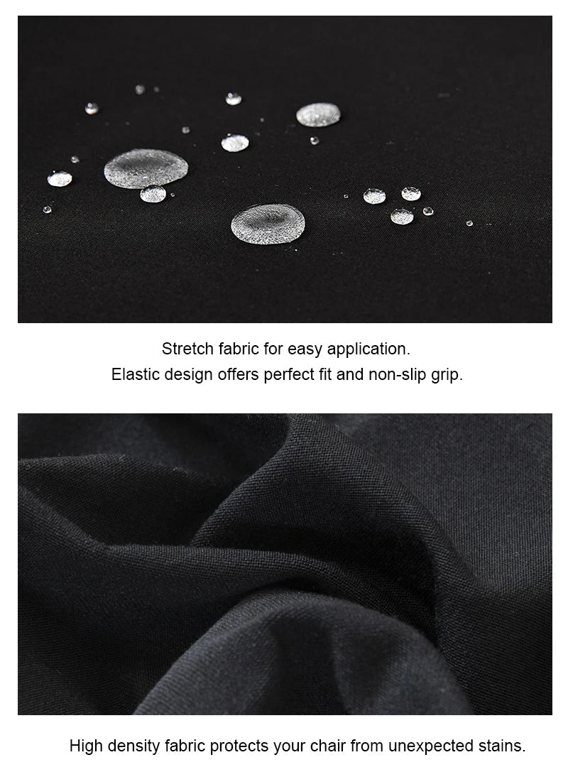 Waterproof Elastic Chair Cover for Dining Room Kitchen Wedding Hotel Banquet Restaurant Anti-dirty Seat Cover Housse De Chaise