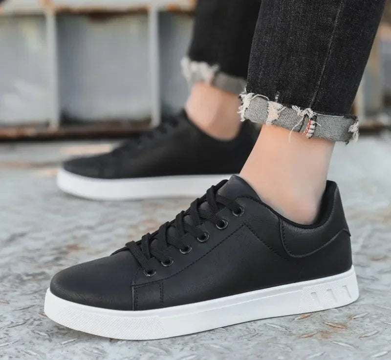 Casual Shoes Loafers British Leather Sneakers Flats Shoes Classic Men Leather Shoes Spring Summer New Trendy Designer Loafers