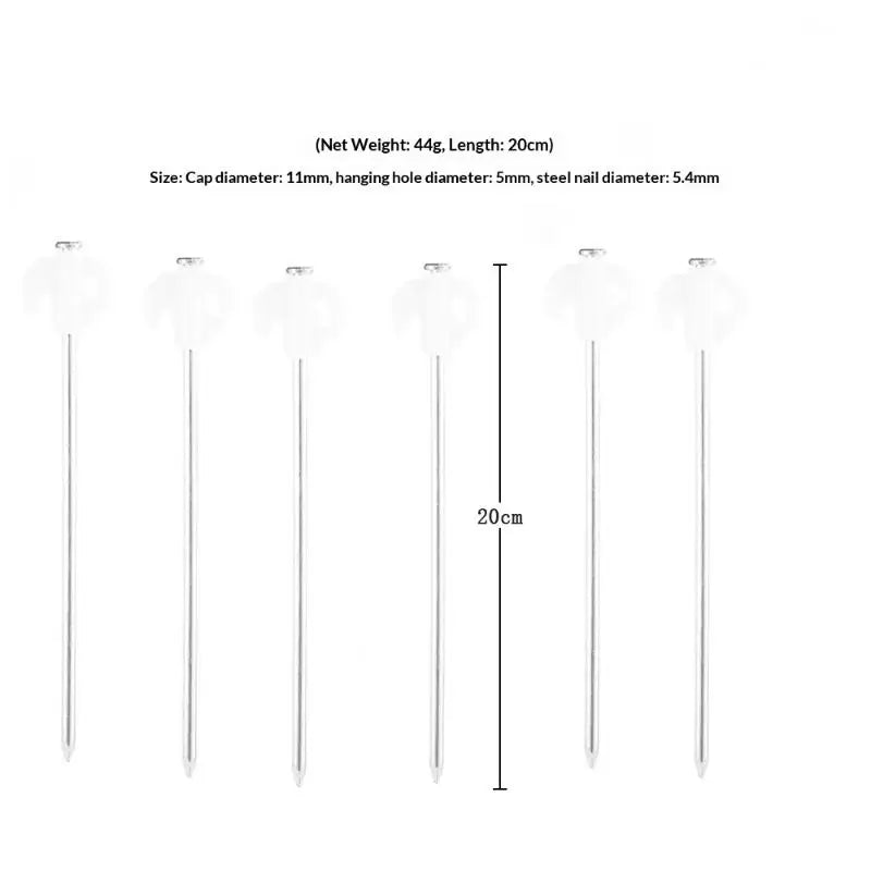 Tent Essentials, Set of 2/4/6 Luminous Tent Pegs, 20cm Night Light Ground Spikes for Secure Pitching