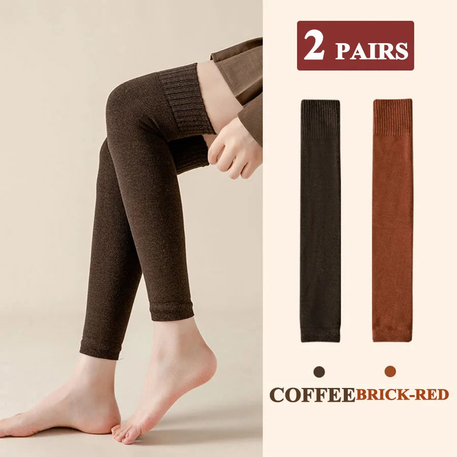 Thick Stockings Women Socks Warm Winter Over Knee High Hold Up Sexy Slim Ladies Girls Halloween Gift 7 Colors 1 Pairs Hot Sale