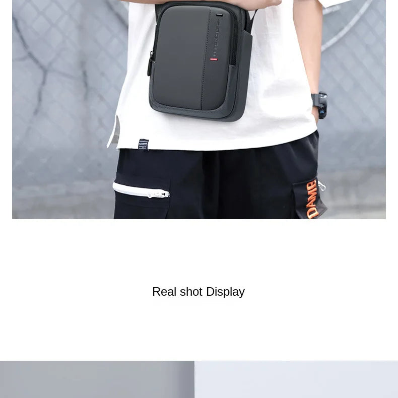 GOLF Cross Bag Man Nylon Shoulder Boston Crossbody Bags Men Mini Sling Messenger Cell Phone Waterproof Pouch Oxford Compartments
