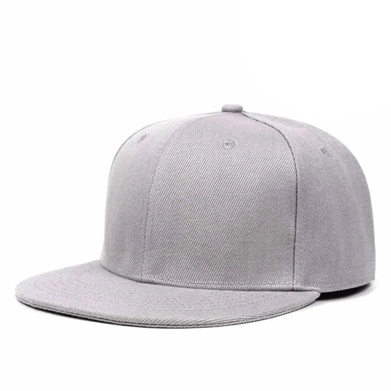 Men Back Closure Baseball Cap Hip Hop Spring Summer Sun Hats Women Snapback Solid Color  Caps