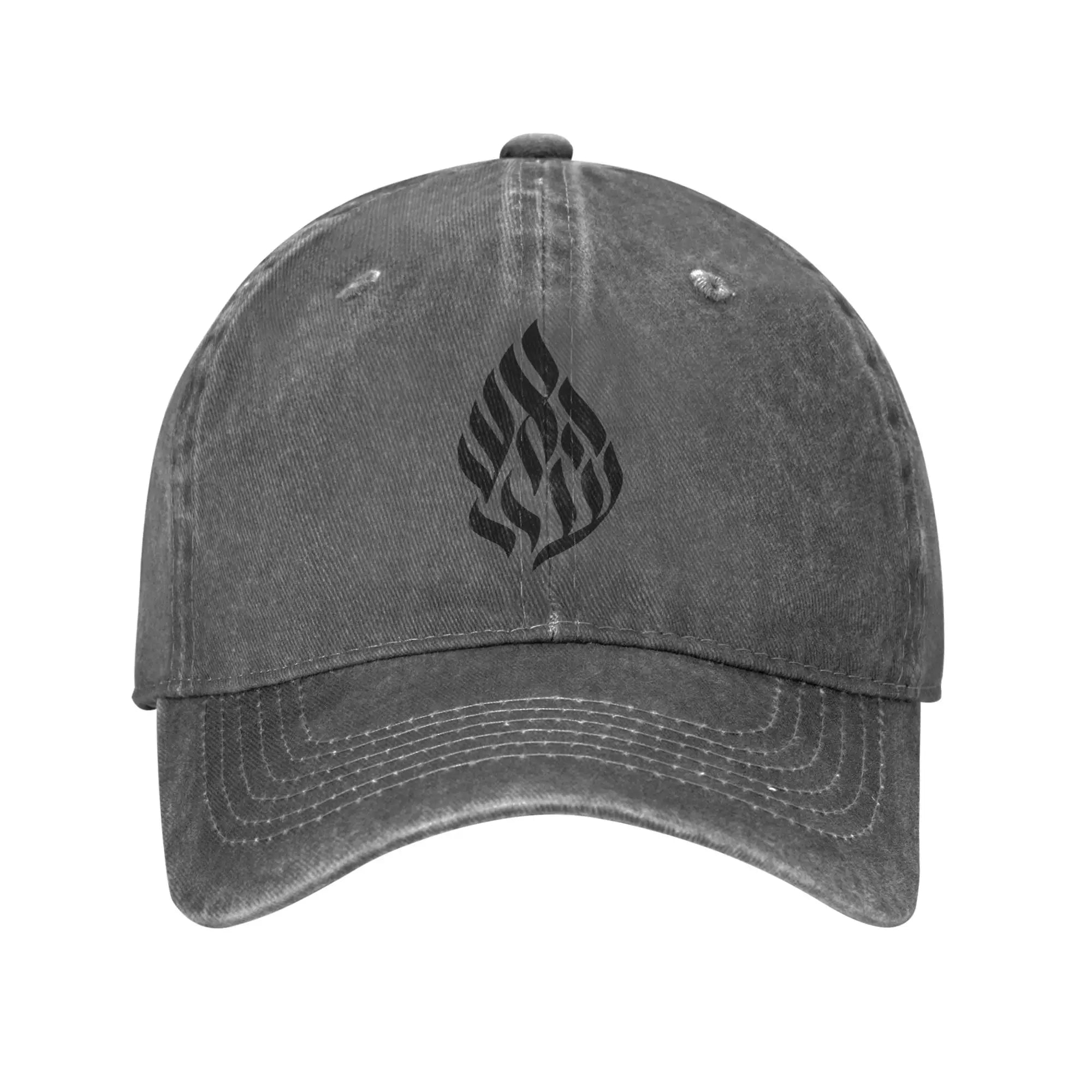 Classic My Fire Rebbe Nachman Hebrew Baseball Cap Unisex Style Distressed Denim Snapback Hat Breslov Outdoor Summer Gift Hat