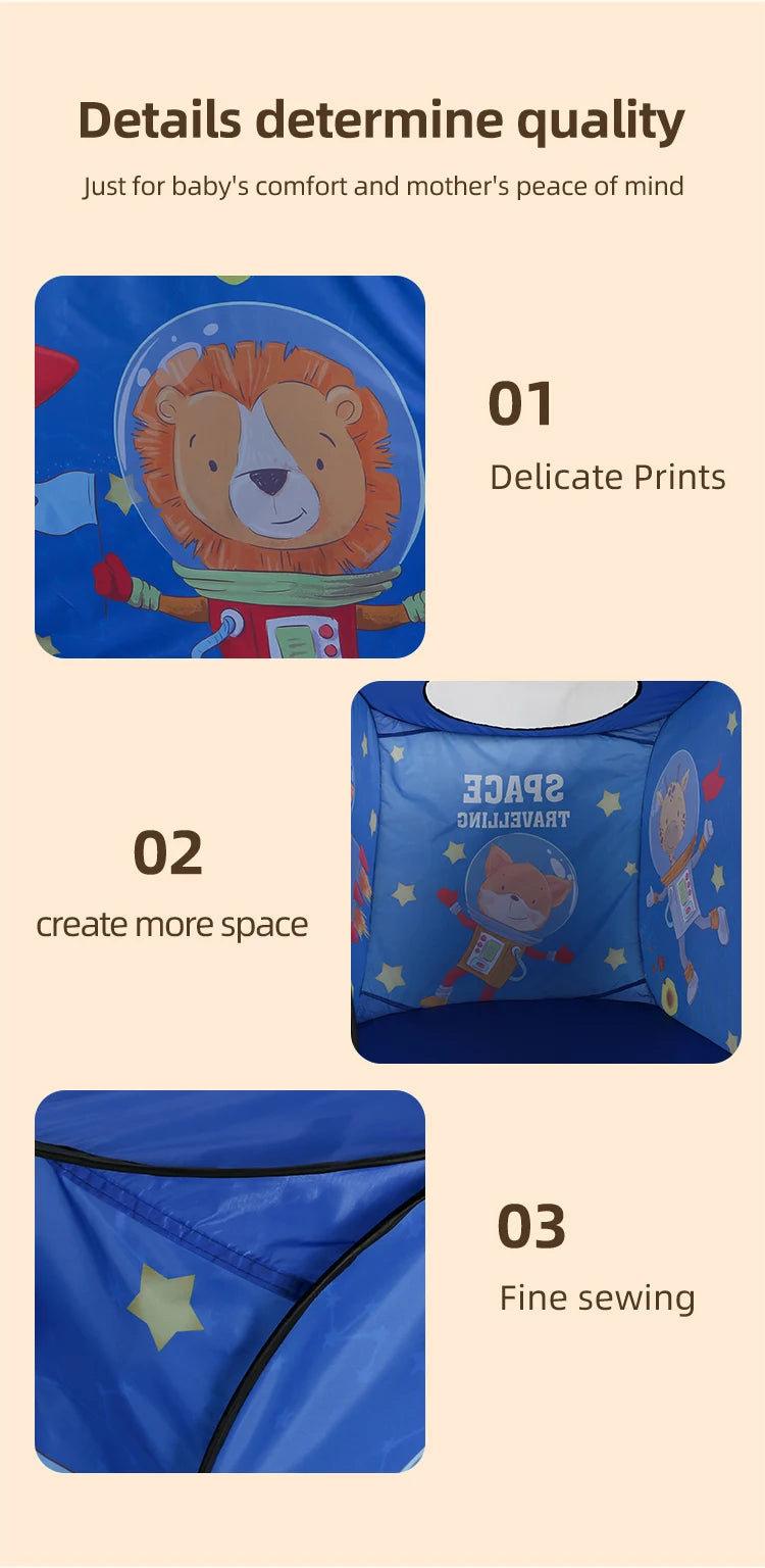 Children's Tent Game House Indoor and Outdoor No Installation Kindergarten Foldable Family Toy House