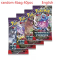 Pokemon Trading Cards 40 Pcs English PTCG Game Collection Strange Tree 151 SV4A Gift for Children