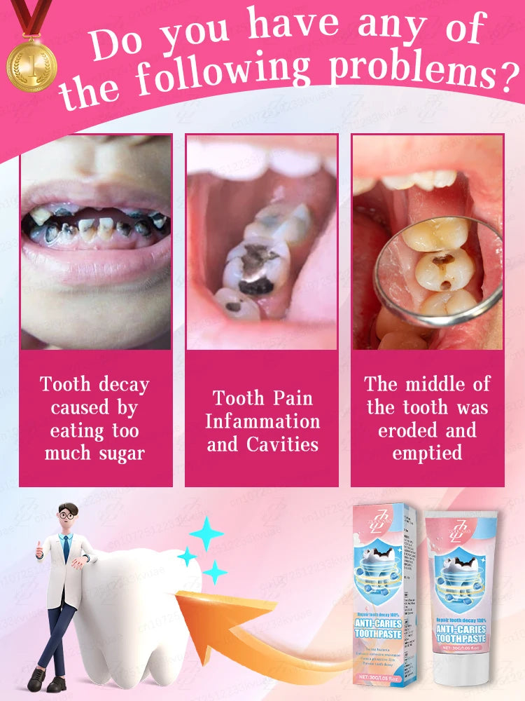 This toothpaste makes teeth strong and resilient, ᵒᶠᶠᵉʳⁱⁿᵍ ᵇᵒᵗʰ ᵉⁿᵃᵐᵉˡ ʳᵉᵖᵃⁱʳ ᵃⁿᵈ ᶜᵃᵛⁱᵗʸ ᵖʳᵉ