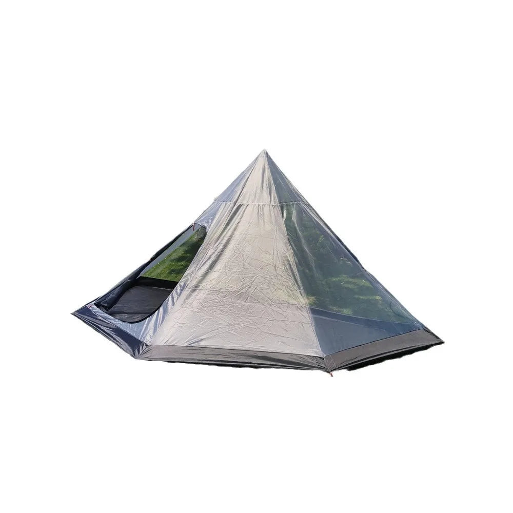 Pentagon and a half inner tent Tingxue 400 rodless portable pyramid camping outdoor tent