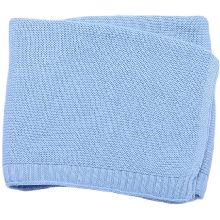 Personalized Name Baby Blanket Embroidered Name Knit Baby Blanket Newborn Gift New Mom Gifts Newborn Baby Girl & Boy Gift