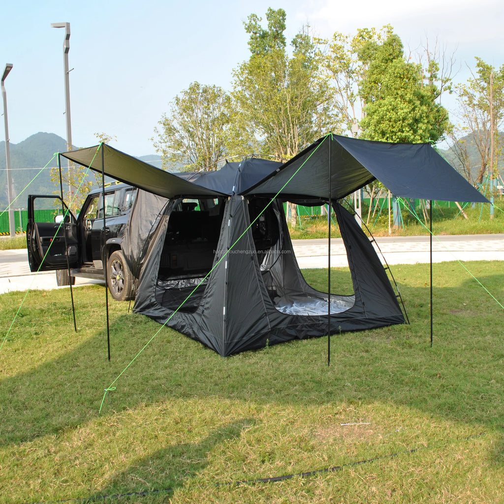 Tent for Camping, 6-Person Car Camping  Tailgate Tent for Outdoor, Easy Set up with Canopy