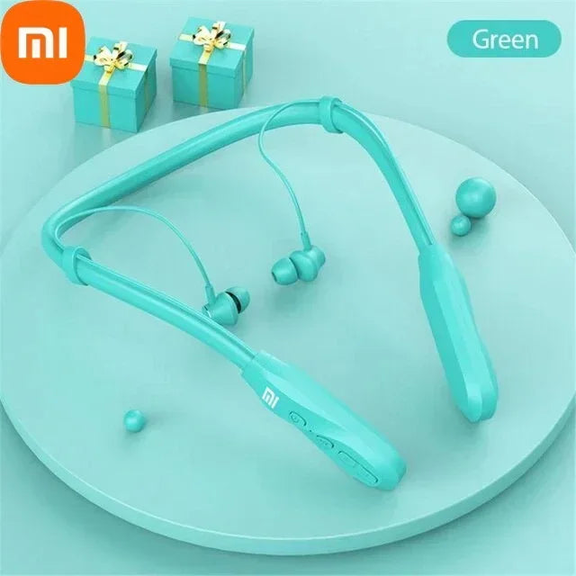 Xiaomi Mijia Wireless Earphones 200 Hour Play Neckband Bluetooth 5.1 Headphones Headphone with Mic 9D Stereo Earbuds Headset
