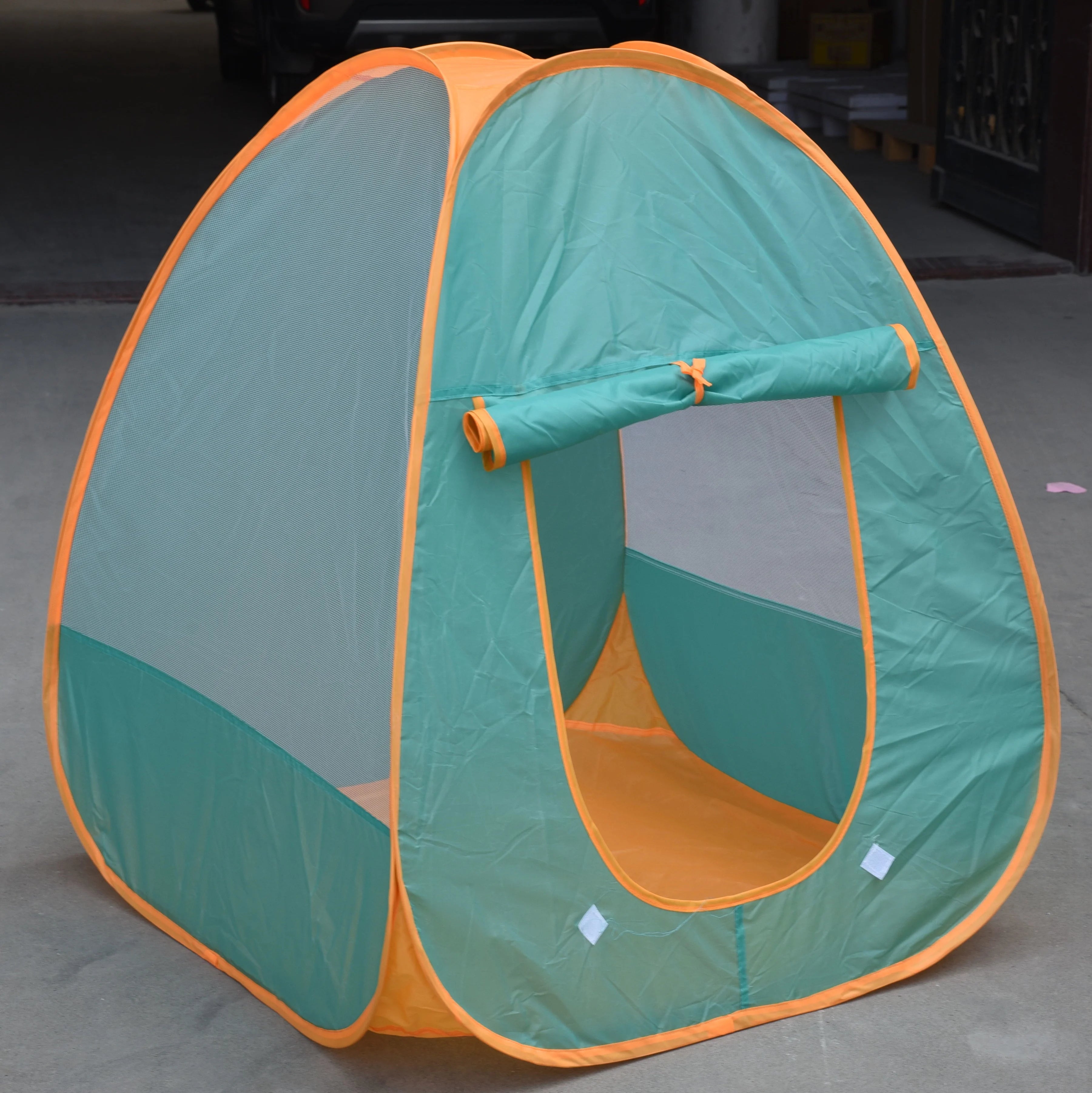 Tent House Green Foldable Portable Children's Game House Toy