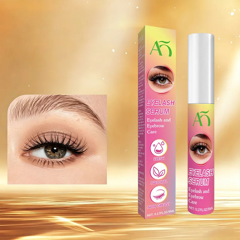 Eyelash serum, moisturizes eyelids and eyelashes, resulting in long, thick, and curled lashes for a beautiful eye appearance.