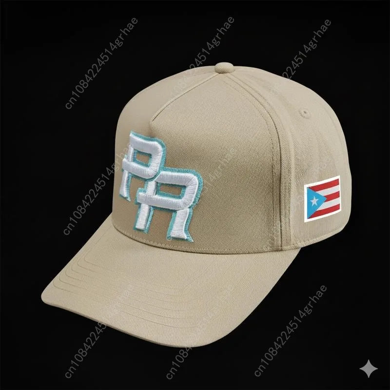Puerto Rico Snapback Cotton Material Camouflage Brim PR Embroidered Adjustable Snapback Hat High Quality Outdoor Truck Hats