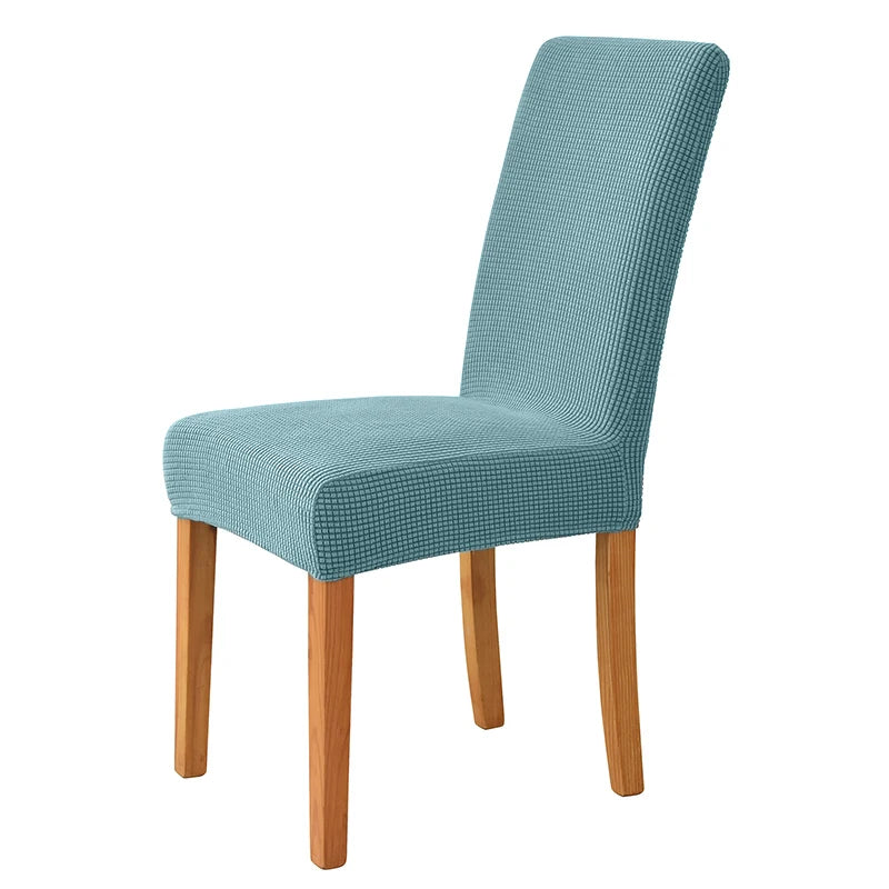 Jacquard Corn Kernel Fabric Chair Cover Universal Size Cheap Chair Covers Stretch Seat Slipcovers for Dining Room Home Decor 1PC