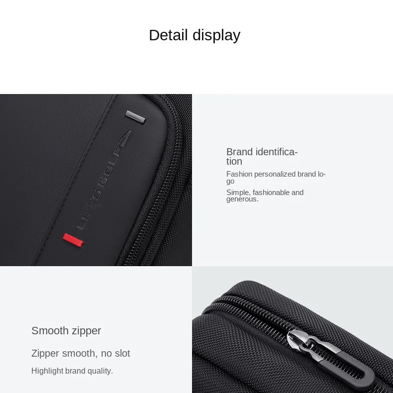 GOLF Cross Bag Man Nylon Shoulder Boston Crossbody Bags Men Mini Sling Messenger Cell Phone Waterproof Pouch Oxford Compartments