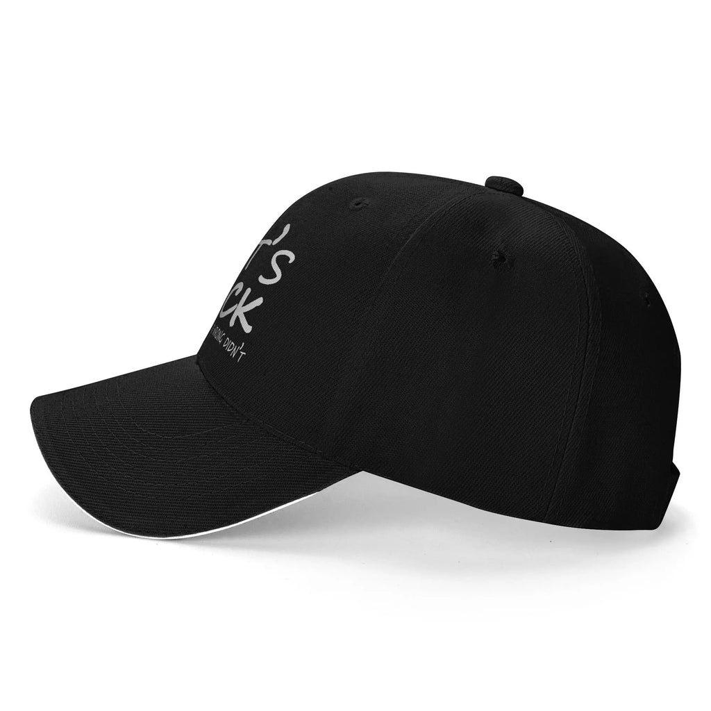 Fet’s Luck You Read That Wrong Didn’t you Baseball Cap Men Custom Hip Hop Hats Summer Classic Kpop Rock Adjustable Snapback Cap