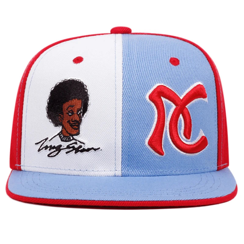 Men's Fashion AC Embroidered Hat Snapback Caps Unisex Sunshade Hat Women Adjustable Hip Hop Baseball Caps Cowboy Hat ﻿