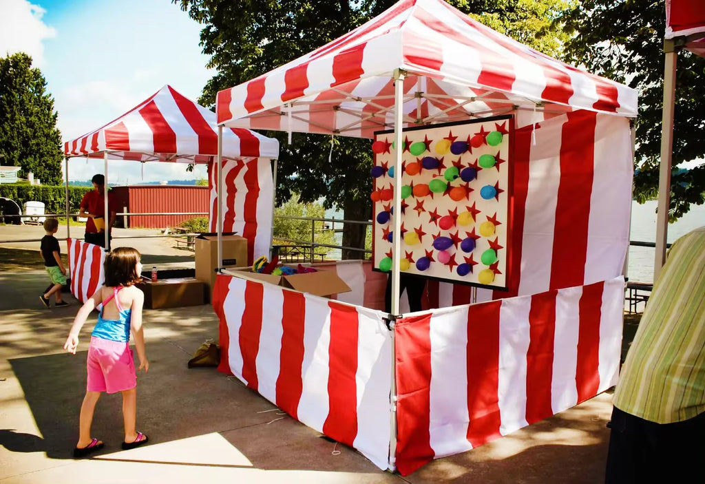 Red And White Bar Exhibition Event Party Tent 10x10
