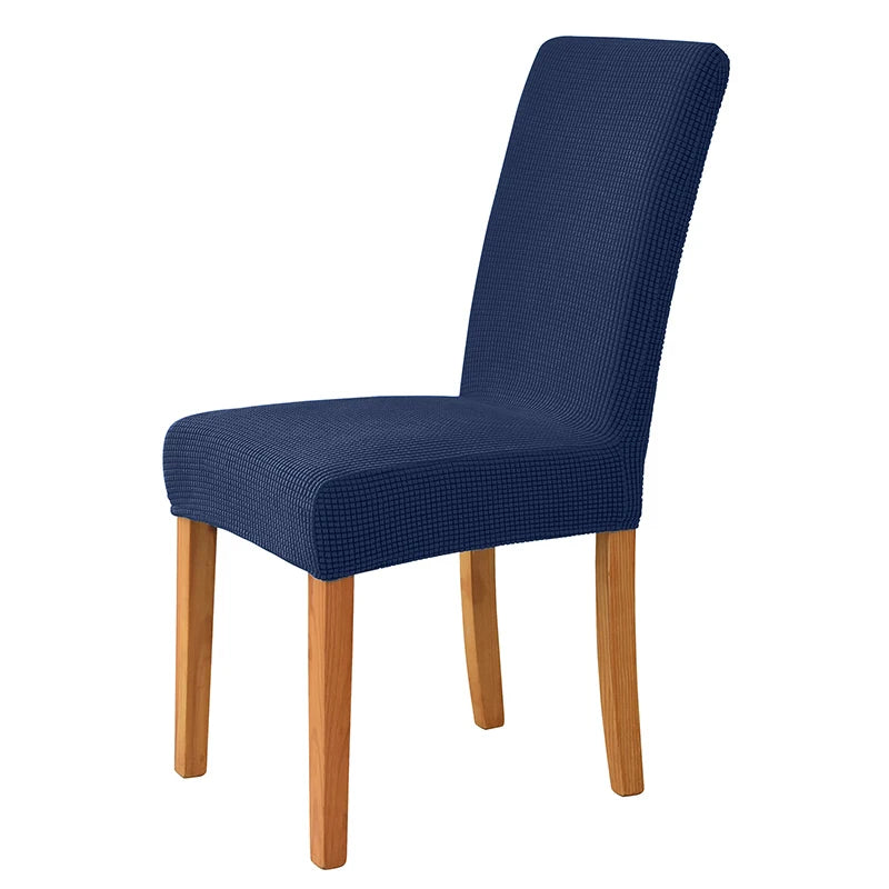 Jacquard Corn Kernel Fabric Chair Cover Universal Size Cheap Chair Covers Stretch Seat Slipcovers for Dining Room Home Decor 1PC