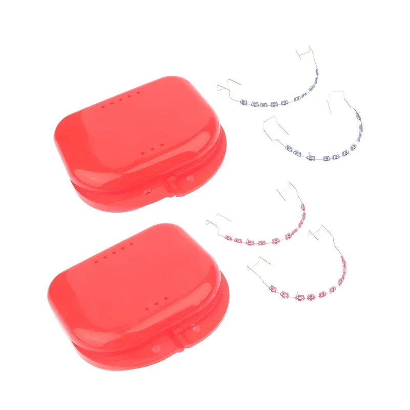 1 Pair Fashion Temporary Tooth Decorations, Orthodontic Wire Ligature Ties Dental Beauty Accessories