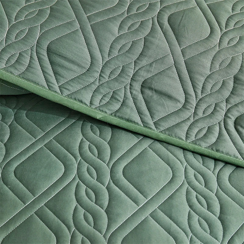 Quilt Bedding Sets, Lightweight Soft Bedspread Coverlet with Pillow Cases, Quilted Blanket Thin Comforter Bed Cover, All Season