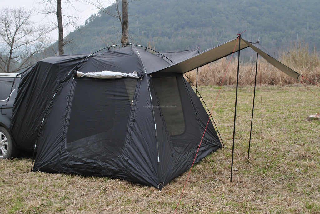 Tent for Camping, 6-Person Car Camping  Tailgate Tent for Outdoor, Easy Set up with Canopy