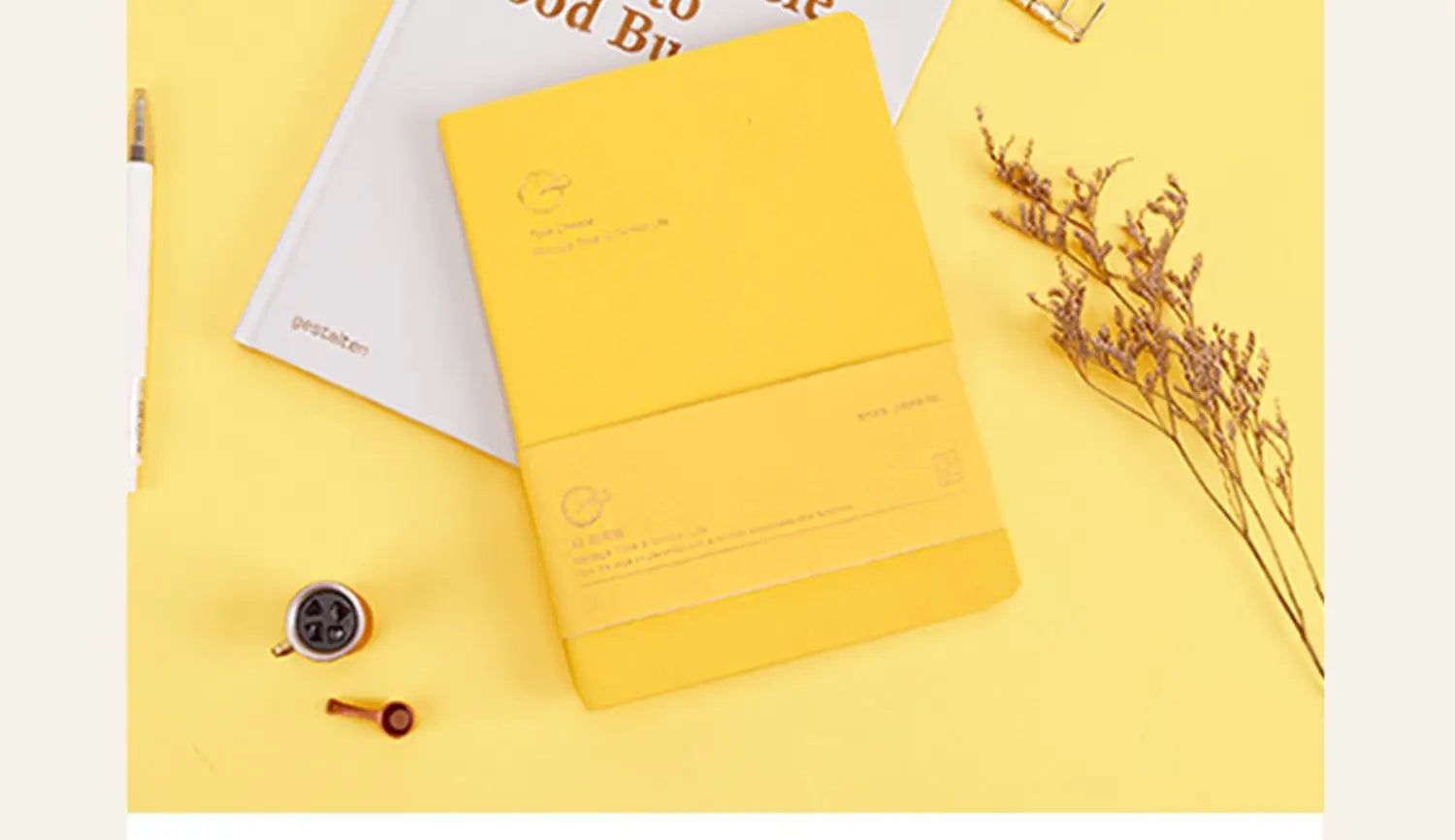 Kinbor Weekly Planner Notebook UnDated Agenda Schedule Daily Monthly Journal Book Portable Record Diary Plan Notepad Stationery