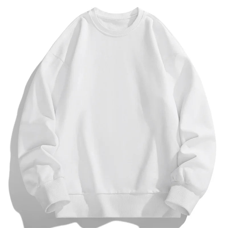 Men's Sweatshirt 2026 Spring Autumn thin Long Sleeve hoodies Solid Pullover Casual Sports Fitness Men Clothing streetwear top
