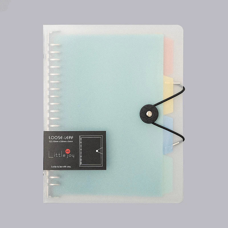 A5 A4 B5 matte adhesive loose strap loose notebook paper planner inner ring file cabinet materials stationery gift traveler