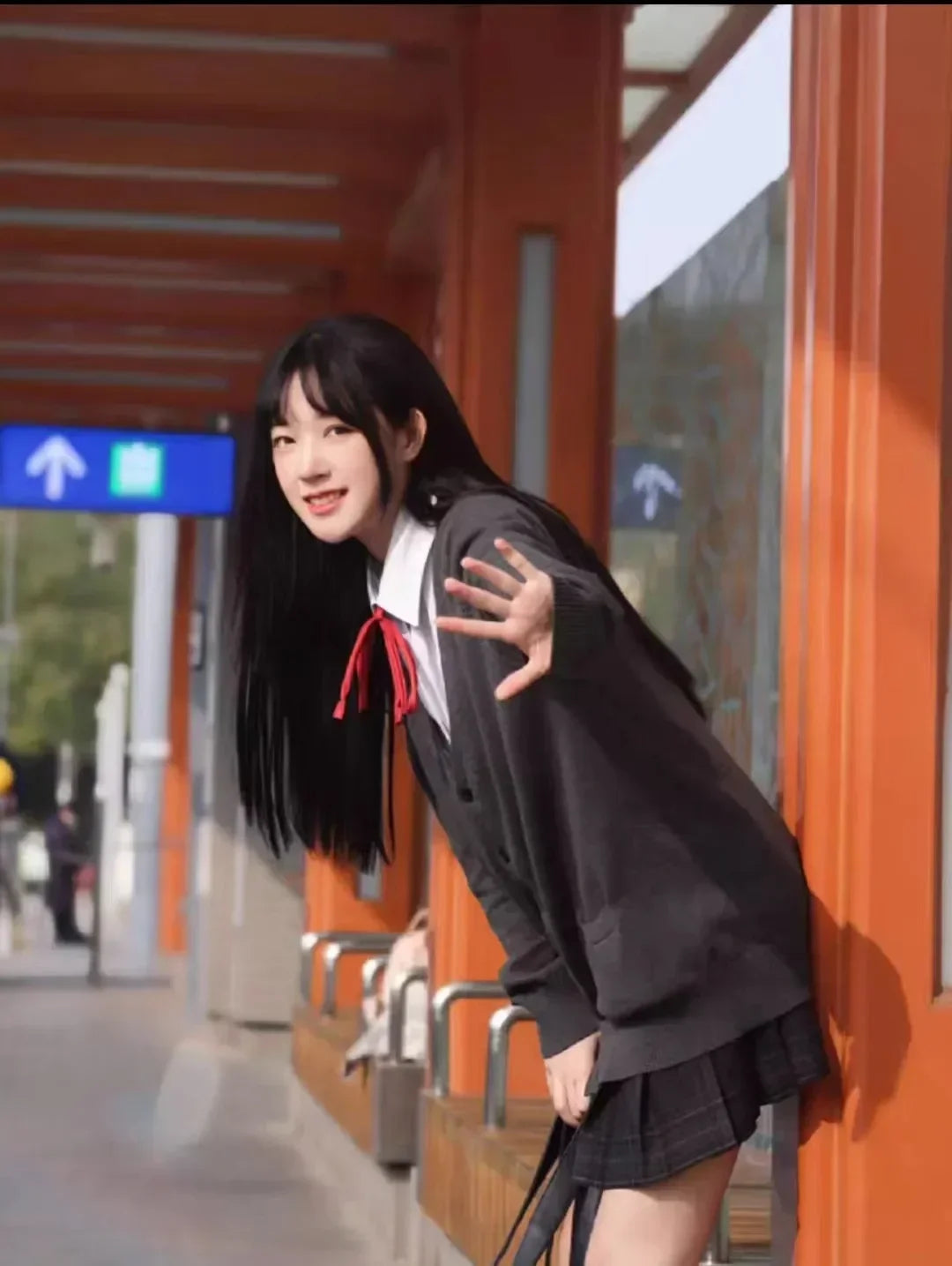 Pink Blue Black Cute Jk Sweater Knitted Cardigan Female Original Japanese Jacket Uniform School Supply Feeling Lazy Style