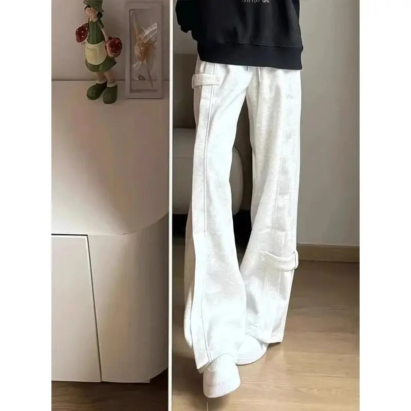 Men's Sweatpants Spring Autumn New Style High Street Versatile Pants Fall Straight Casual