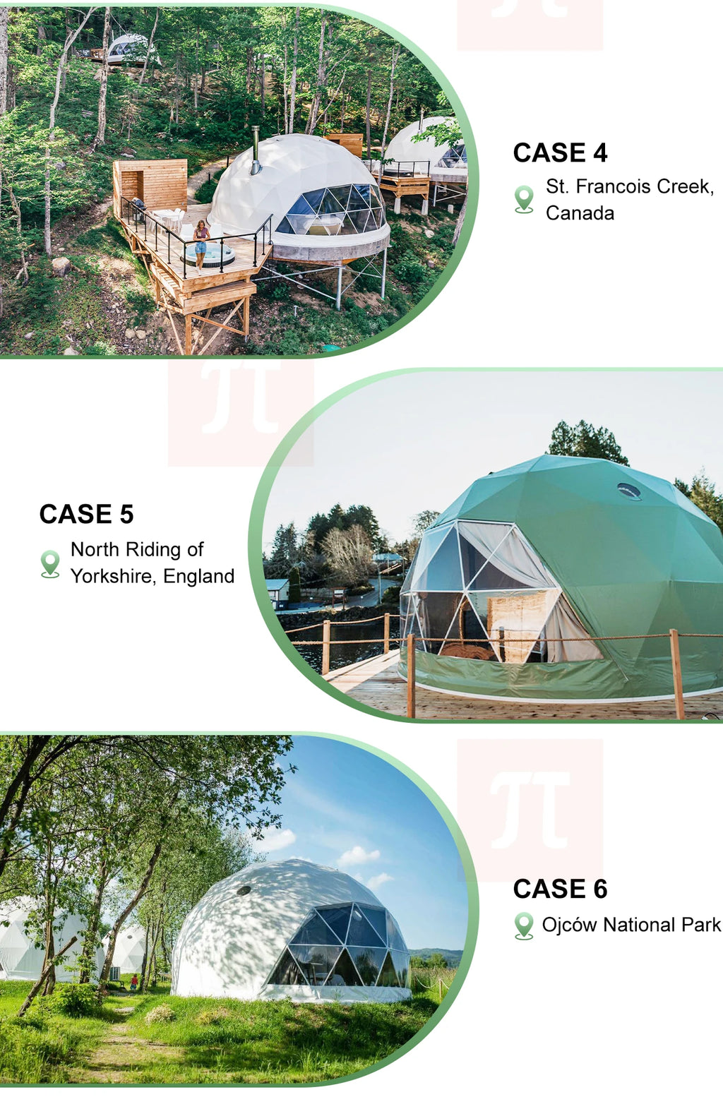 Spherical tent, geodesic tent, dome tent, galvanized steel pipe frame, PVC waterproof tarpaulin, wind-resistant, pressure-resist