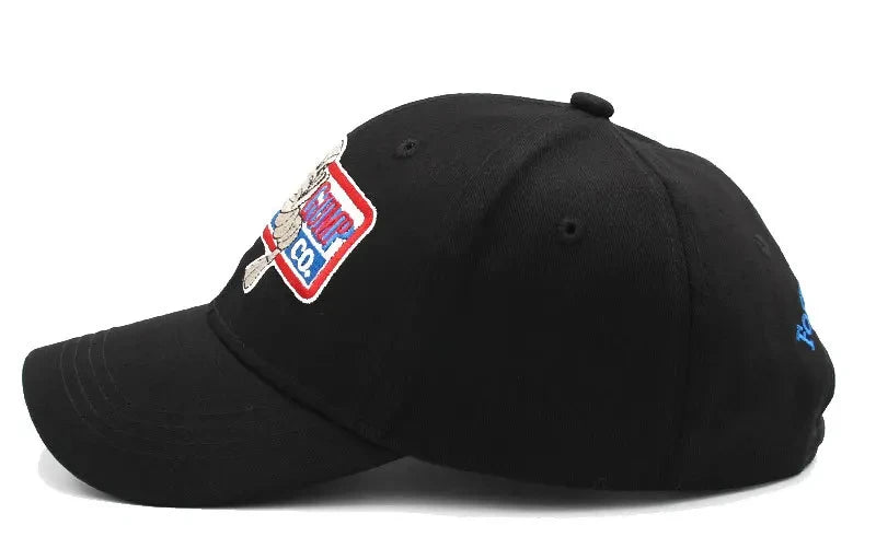 Baseball Caps Gump Shrimp CO. Snapback Hat Forrest Gump Costume Cosplay Embroidered Snapback Cap Unisex Summer Hats Adjustable