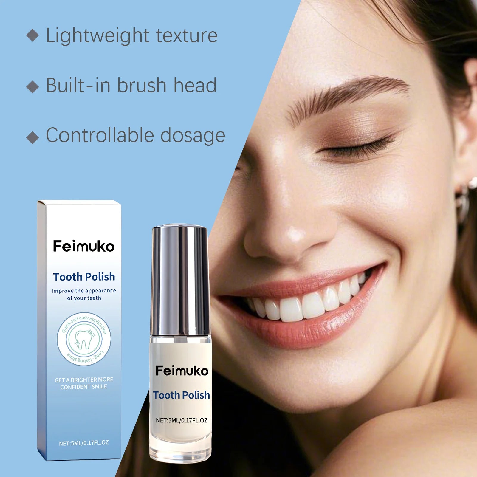 Teeth Whitening Paint Cleansing Plaque Stain Remove Tooth Pigments Brightening Yellow Teeth Fresh Breath Dental Bleaching Polish
