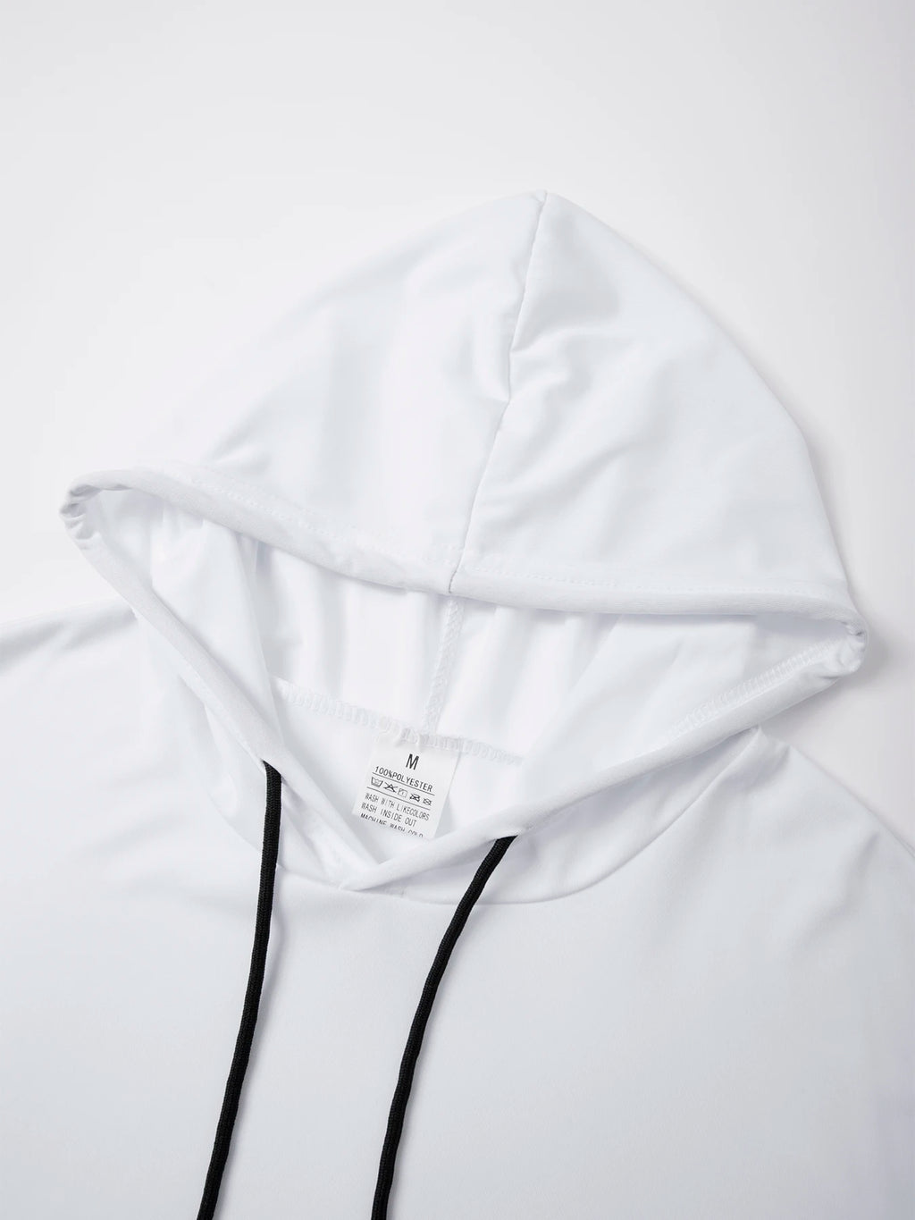 Summer Men's Hooded Sweatwear Casual Short Sleeve Loose T-shirt Solid Color Lightweight Hoodie Fitness Breathable Tops