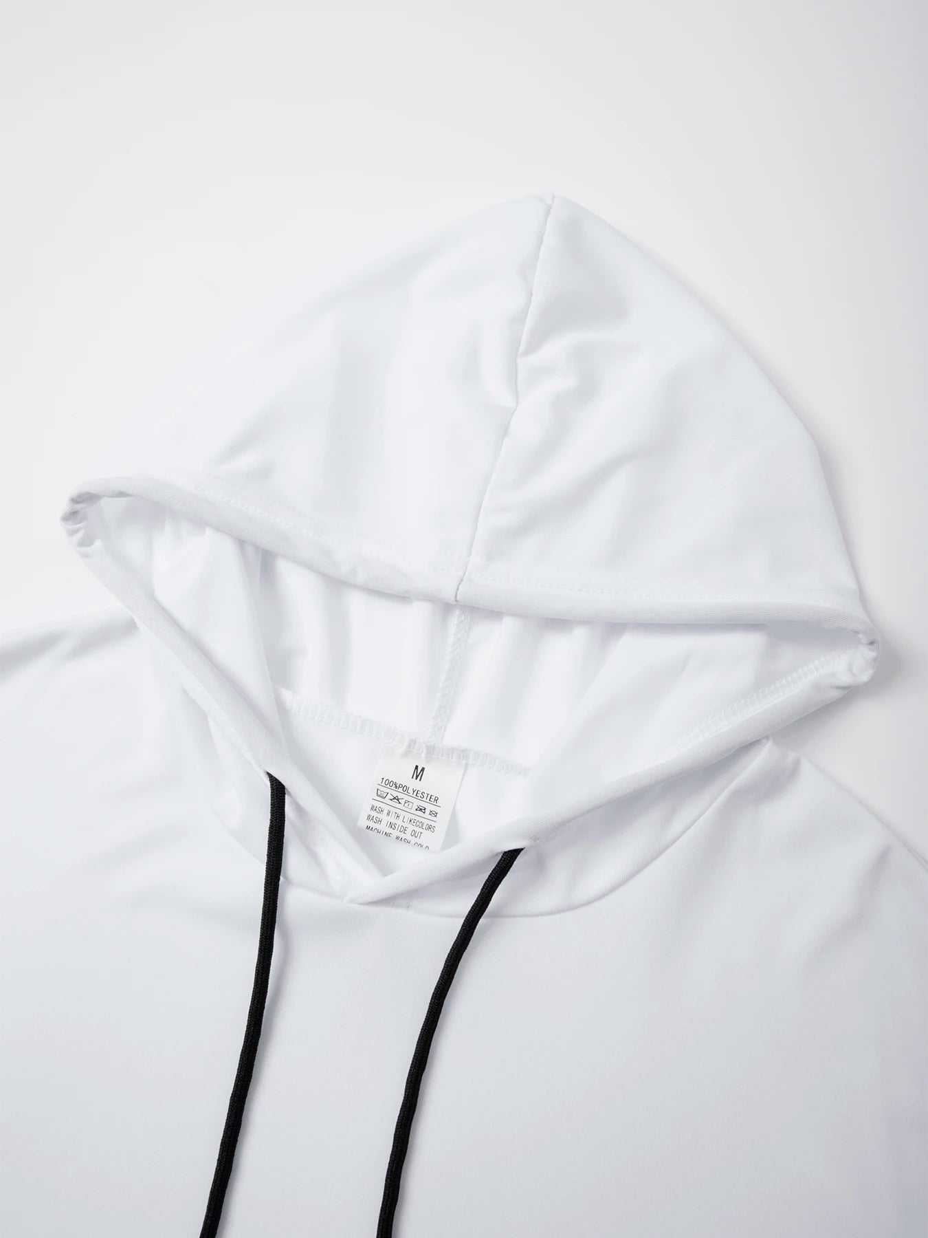 Summer Men's Hooded Sweatwear Casual Short Sleeve Loose T-shirt Solid Color Lightweight Hoodie Fitness Breathable Tops