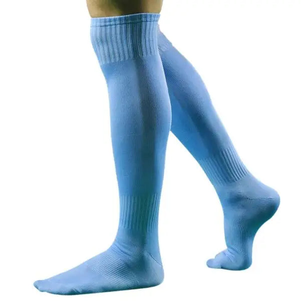 Football Socks Men'S Sports Soccer Socks Solid Color Over Knee Socks Casual Breathable Socks Men'S Training Socks Ball Socks