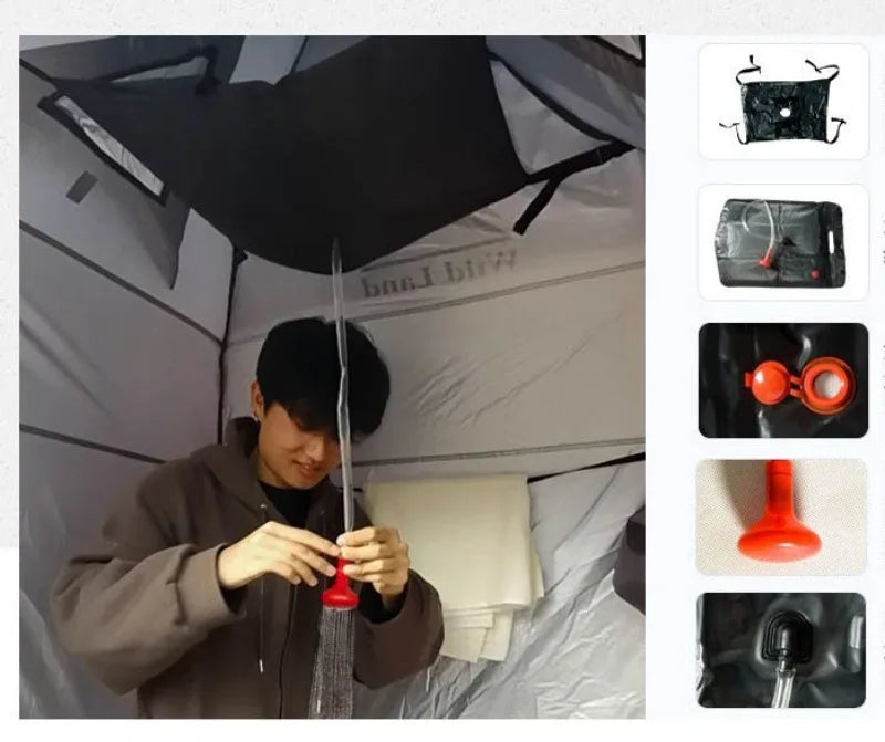 Automatic Speed Opening Single Tent Outdoors Portable Toilet Take Bath Change Clothes Windproof Multifunction Tents Ventilate